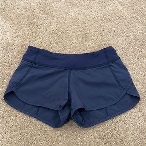 Navy blue ivivva workout shorts